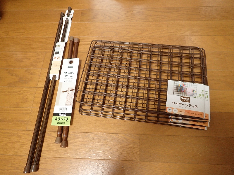 ギャレー棚材料