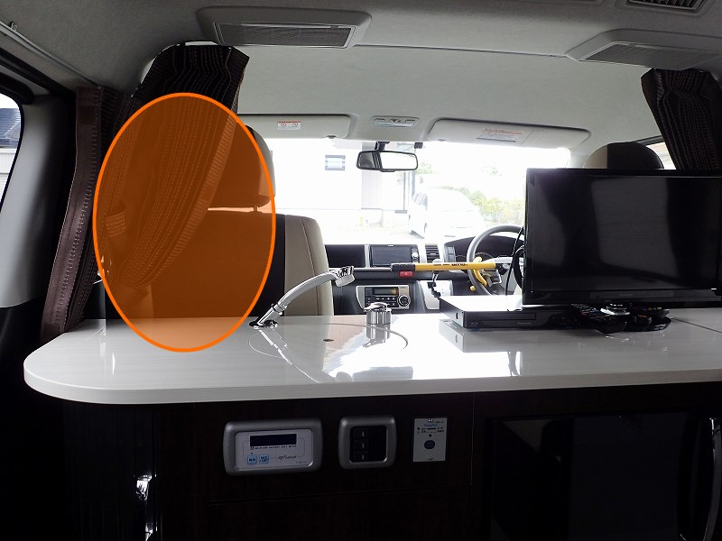 ギャレー棚設置