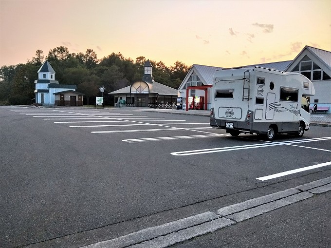 北海道 車中泊 キャンピングカー 道の駅 らんこし・ふるさとの丘 ブログ