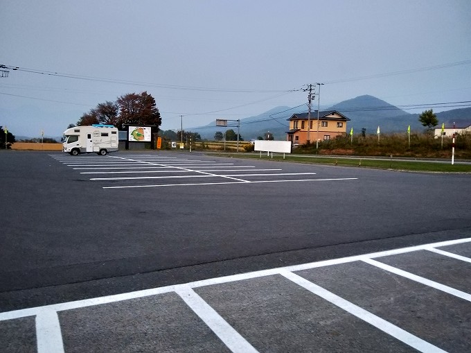 北海道 車中泊 キャンピングカー 道の駅 らんこし・ふるさとの丘 ブログ