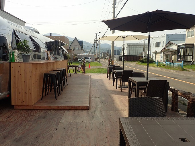 北海道 車中泊 キャンピングカー 銭函 zenibako base airstream cafe ブログ